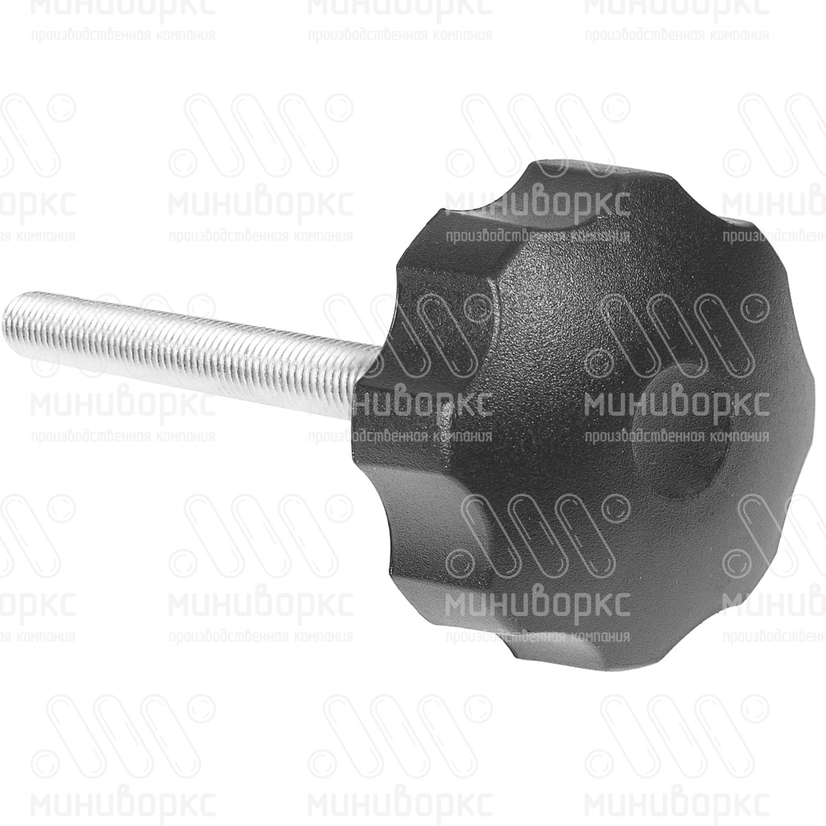 Фиксатор пластиковый с рукояткой m8x200 60 – Ф60М8-200ЧН | картинка 3