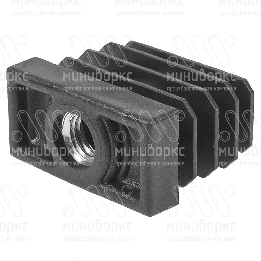 Комплекты прямоугольных заглушек с опорами 40x20 – 20-40M10.D32x45 | картинка 4