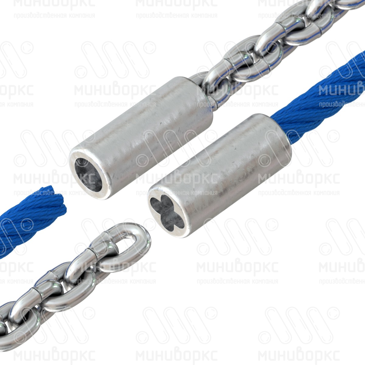 Обжимные гильзы и втулки для каната – A16-KT | картинка 3