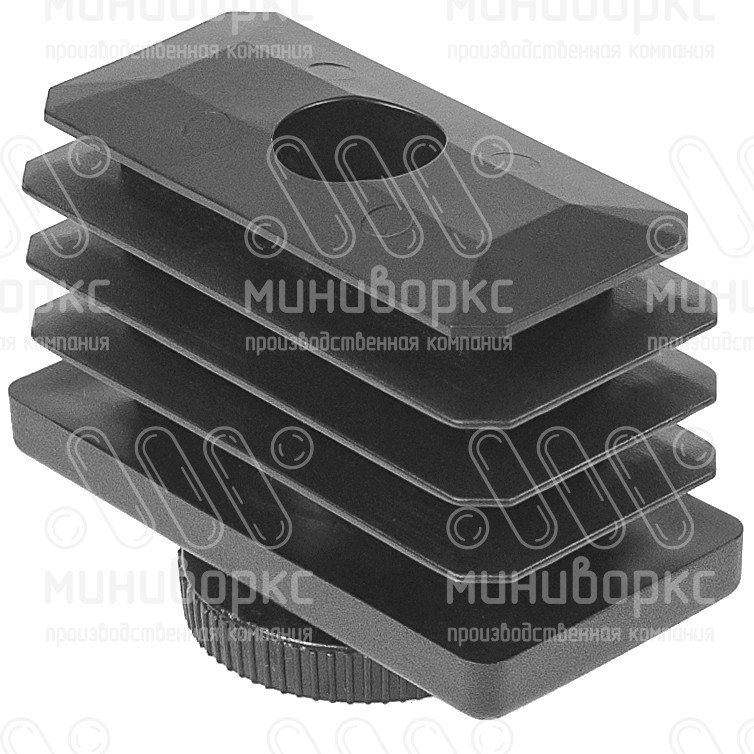 Комплекты прямоугольных заглушек с опорами 60x30 – 30-60M8.D32x25 | картинка 2