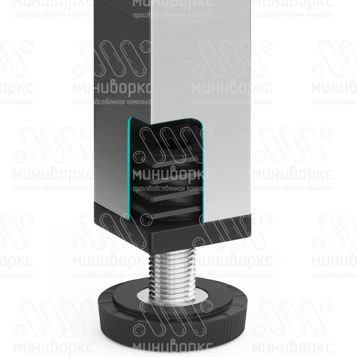 Опора резьбовая  m8x40 25 – 25М8-40ЧС | картинка 4