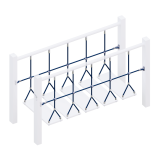 Канатные ограждения для мостиков – F-0229