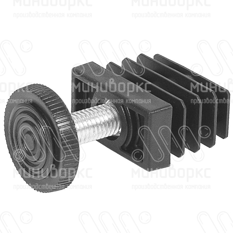 Комплекты прямоугольных заглушек с опорами 40x20 – 20-40M10.D32x45 | картинка 3