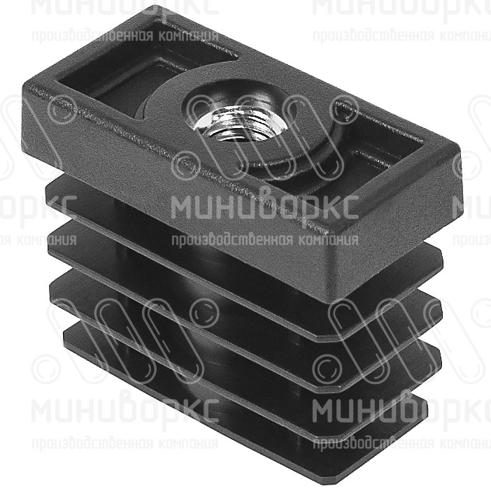 Заглушки для прямоугольной трубы 40x20 – 20-40М8ЧС | картинка 1