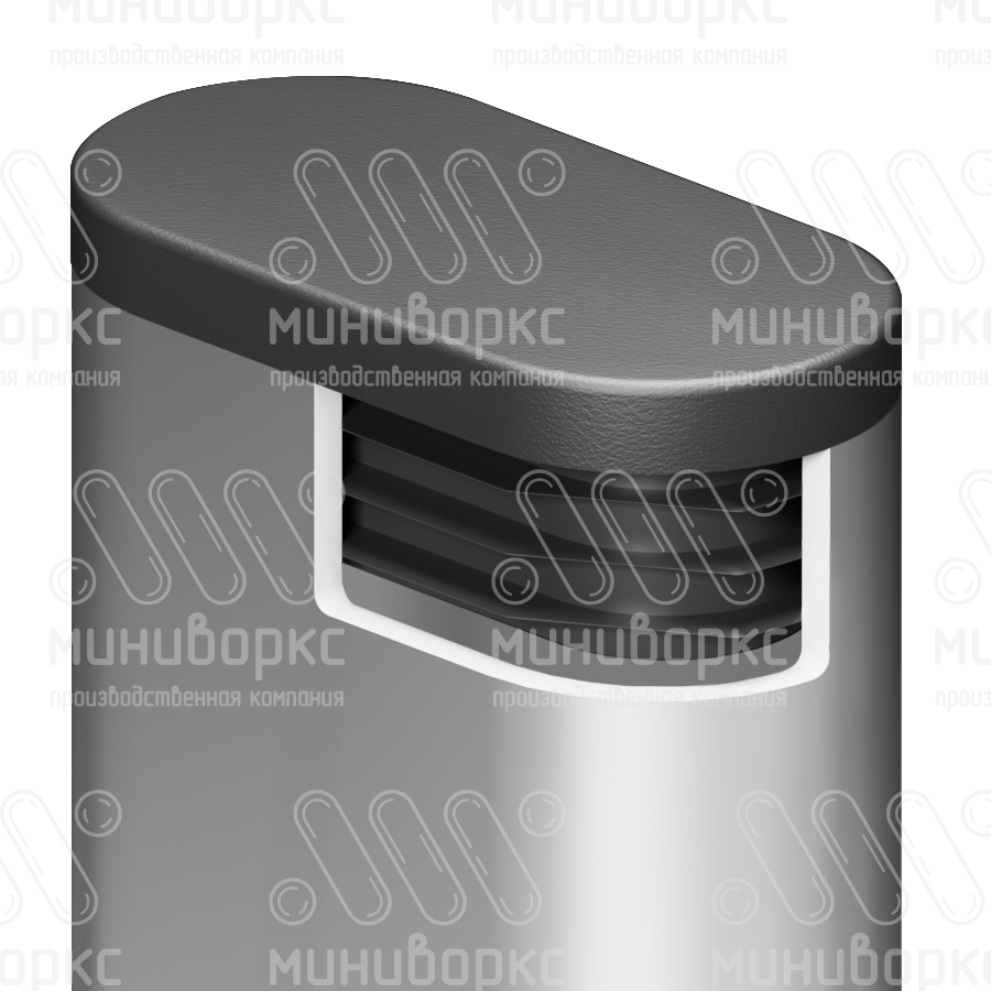 Заглушки для овальной труб 80x25 – ILO80x25 | картинка 4